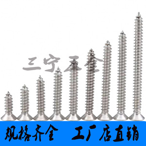 Tornillos Autorroscantes de Cabeza Avellanada Phillips de Acero Inoxidable 304, Métricos M3 M4 M5 M4.8 A2 70, para Uso Industrial General - Product Image 4
