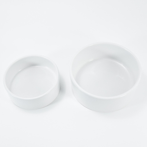Tazón de Comida para Perro Minimalista de Cerámica Ecológica Personalizable por Sublimación, 380 ml y 800 ml - Product Image 3