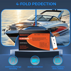 LiFePo4 Lithium Iron Phosphate <b>Battery</b> <b>12v</b> 100AH 150Ah 200Ah 300Ah IP65 Waterproof <b>Deep</b> <b>Cycles</b> Rechargeable - Product Image 5