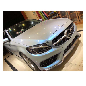 The bubble air free shipping shiny toffee chameleon greys, change Color car vinyl film - Product Image 2