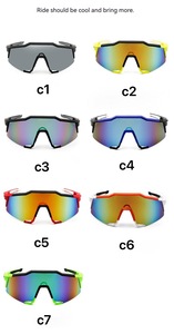Nuevas gafas de <span class=keywords><strong>ciclismo</strong></span> <span class=keywords><strong>para</strong></span> <span class=keywords><strong>hombre</strong></span> con montura grande, gafas cortavientos, lentes reemplazables - Product Image 6