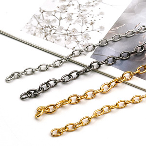 โซ่เหล็กชุบโลหะรูปตัวโอ ทนทาน สำหรับตกแต่งกระเป๋า - Product Image 4