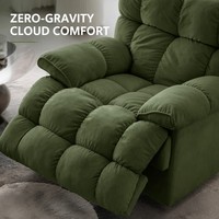 Moderner Cloud Capsule First-Class Lounge-Sessel, elektrisch drehbarer Schaukelstuhl mit Massage- und Heizfunktion, Heimkino-Sessel