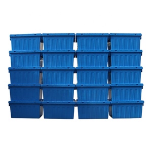 Attached Lid Containers Attached Lid Plastic Container Industrial Plastic Storage Attached Lid Containers With Handle
