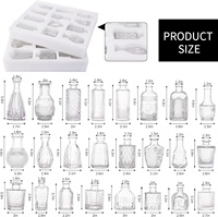 Vase de table en verre transparent de luxe pour mariage Art déco Cristal Bouteille de fleurs de mariage Décoration Vases en verre