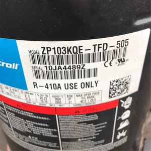 คอมเพรสเซอร์ทำความเย็น Emerson รุ่น ZP103KQE TFD 505 ใช้กับสารทำความเย็น R410A เท่านั้น - Product Image 1