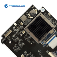 Proculus 18.5 pouces Application industrielle affichage Android 7.1 système Android carte contrôleur intelligente avec Wi-Fi