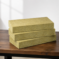Panel Akustik Wol Mineral Batu Kepadatan Tinggi 100kg/m3 Lana De Roca Mineral Wool Slab Rock Mineral Wool Bulk
