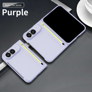 เคสโทรศัพท์แบบพับได้สำหรับแอปเปิ้ล ไอโฟน 18 โฟลด์/อัลตร้า บุลเล็ต เพ็น ซีรีส์สกินฟีลหรูหราธุรกิจกันกระแทกฝาครอบป้องกันลายนิ้วมือ - Product Image 3