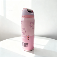 2026 Neue FreeSip Wasserflasche - Doppel-Trinkverschluss, BPA-frei, Auslaufsicher, 32 oz Passend für Auto-Getränkehalter, Bonbonfarbener Stil