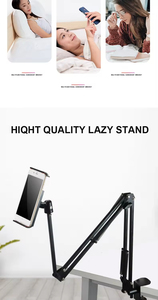 Soporte Flexible de Acero Inoxidable OEM y ODM con Brazo Largo para Teléfono Móvil, Soporte para iPad, Tabletas y Celulares para Uso en la Cama - Product Image 6