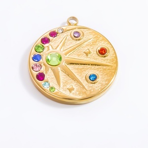 เครื่องประดับทำมือสำหรับผู้หญิง รุ่นพิเศษ สีคงทน สร้อยคอจี้ทอง 18K สร้อยข้อมือสแตนเลส DIY - Product Image 2