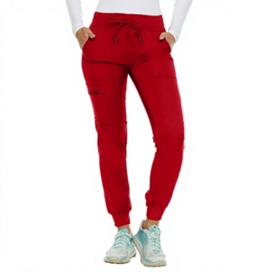 New Design Knitted <b>Scrubs</b> Suit Hospital Uniforms Medical Nurse Uniform <b>Jogger</b> <b>Scrub</b> Sets with Seamless Fusing for Women - Product Image 2