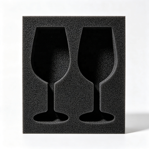 Boîte cadeau pour bouteille de vin avec insert en mousse EVA, étui en éponge, mousse polystyrène de voyage, acoustique, thermique, léger - Product Image 1