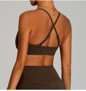 Women's Lightweight Seamless <b>Sports</b> <b>Bra</b> Breathable Quick-Drying Shockproof Push-Up Yoga Vest for Fitness & Running - Product Image 6