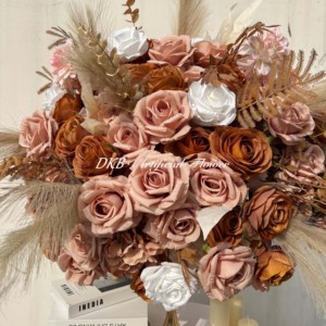 Personalizar Flores Decorativas Bola Boda Evento Mesa Centros de mesa Bola de flores de seda artificial Decoraciones DE BODA Suministros - Product Image 6