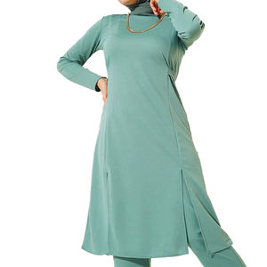 Yuhong elegante personalizado Hospital uniforme enfermería Xxs médico Scrubs conjunto de manga larga vestido musulmán para mujeres uniformes conjuntos enfermera - Product Image 4