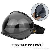Lunettes de moto universelles, casque ouvert, verres de casque, visière à bulles, lentille anti-UV, accessoires pour moto