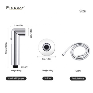 PIINEBAY, новинка, модный набор магнитных ручных распылителей для ванной комнаты - Product Image 6