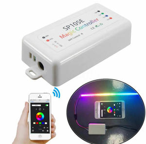Controlador LED Inteligente Inalámbrico <span class=keywords><strong>Helan</strong></span> SP105E Ws2812b, Direccionable, 2048 Píxeles, Controlado por Aplicación, SK6812 Ws2815 Ws2813 APA102, para Interiores - Product Image 1