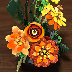 MJI 13112 Blocs de construction Morandi Fleur 963 pièces, ensembles de blocs d'assemblage en plastique, briques DIY, jouets éducatifs pour enfants, Juguetes - Product Image 4