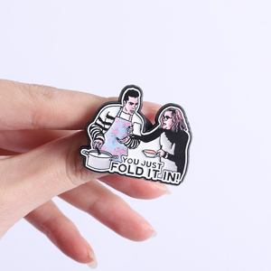 Pin de Esmalte de la Serie Clásica Sitcom Fold in the Cheese, Solo Tú lo Dobles, Broche para Ropa, Insignia de Solapa, Joyería, Regalo, Venta al por Mayor - Product Image 4