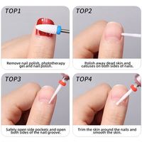 Mini fraise à ongles professionnelle en céramique pour manucure et pédicure, outil rotatif pour perceuse à ongles électrique