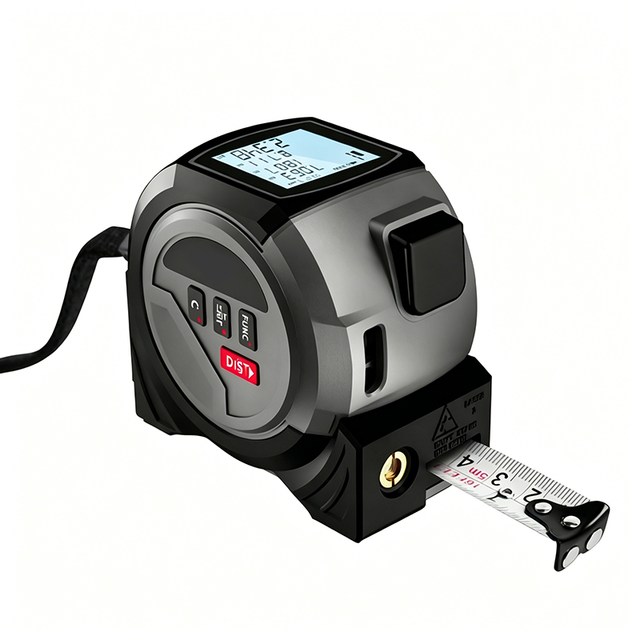High Precision ±2mm 60 Meter Laser Rangefinder 3 in 1 Electronic Measuring Tool