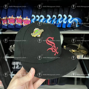 Casquettes de baseball rétro <span class=keywords><strong>New</strong></span> <span class=keywords><strong>Era</strong></span> originales en gros, modèle 59Fifty à 6 panneaux, casquettes <span class=keywords><strong>snapback</strong></span> à visière plate avec broderie 3D, style hip-hop - Product Image 5