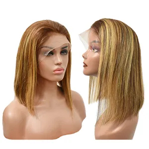 Capelli vergini russi di alta qualità 100% super double disegnate parrucche colorate per capelli umani fornitore