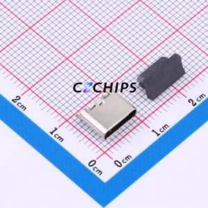 YTC-TC6-567A USB Connector SMD Connector ( Connector Type: Type-C )( Gender: Female )( Mounting Type: Vertical Mount ) - Product Image 1