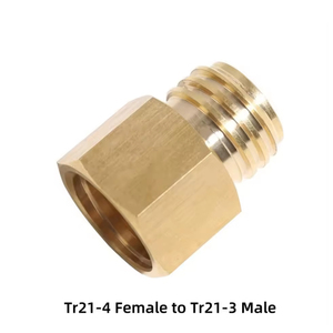 Adaptateur Convertisseur de Gaz CO2 Personnalisable pour Sodastream TR21-3, Filetage Femelle/Mâle, Sortie pour Réservoir Quooker Cube, Laiton Doré, OEM - Product Image 6