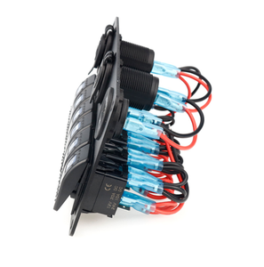 6 כנופיית Rocker פנל 12/24V הכפול USB חריץ שקע דיגיטלי מד מתח מתח תצוגת לימי רכב rv כלי רכב משאית Yach - Product Image 5