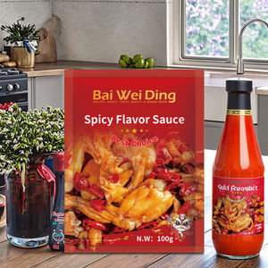 Sauce épicée Baiweiding ISO HACCP, best-seller, sauce chili marinée, restauration - Sir Fry HOT POT, base de soupe, marinade, 100g 1kg - Product Image 4