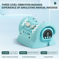 Appareil de traction cervicale de masseur de tissus profonds de vibration électrique en gros d'usine pour le soulagement de douleur au cou avec la caractéristique de la chaleur