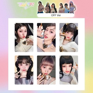 6 pièces/ensemble KPOP IVE nouvel Album Selfie Photocards Wonyoung Rei <span class=keywords><strong>Liz</strong></span> sur OFF Starship Digpack Ver mignon Lomo cartes Fans Collection cadeau - Product Image 4