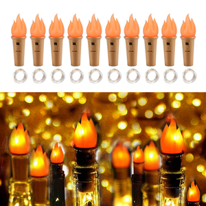 Fata <span class=keywords><strong>Bottiglia</strong></span> di Vino Led Fiamma Luce di Sughero <span class=keywords><strong>Con</strong></span> La Farfalla di natale Luce della Stringa del Filo di Rame - Product Image 2
