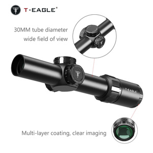 Cannocchiale Tattico T-EAGLE EOX 1.2-6X24IR-BK con Tubo da 30mm, Mirino Rapido, Torretta con Blocco Rapido, Reticolo Illuminato Rosso/Verde, Ottica da Caccia CQB - Product Image 6