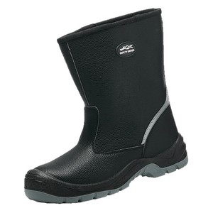 High Top Safety Boots Steel Toe Waterproof Oil Resistant Acid Alkali Proof Construction Agriculture Forestry Use Men's Anti - Product Image 2