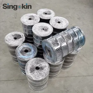 Food Safety 304 316 Stainless Steel Metal Ladder Wire Mesh Chain Link Conveyor Mesh Belt For Transport
