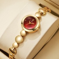 Montre pour femme en alliage, design chaîne à maillons de 9 mm, petit cadran, fabrication exquise, quartz, style vintage, décontractée et polyvalente