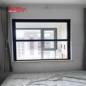 Ventana Abatible de Vidrio y Aleación de Aluminio con Función Automática, Eficiente Energéticamente, Resistente al Viento, para Hogar, Oficina, Balcón - Product Image 1