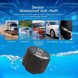 Système de surveillance de la pression des pneus (TPMS) <span class=keywords><strong>sans</strong></span> <span class=keywords><strong>fil</strong></span> 433 MHz à énergie solaire pour camion, kit 4 capteurs universel robuste pour <span class=keywords><strong>camping</strong></span>-<span class=keywords><strong>car</strong></span> - Product Image 3