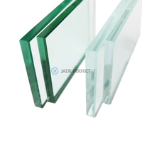 Highly Reliable Performance All Weather Resistant Safety Laminated Tempered Glass Panels for Bathroom Stairs Roof Fence