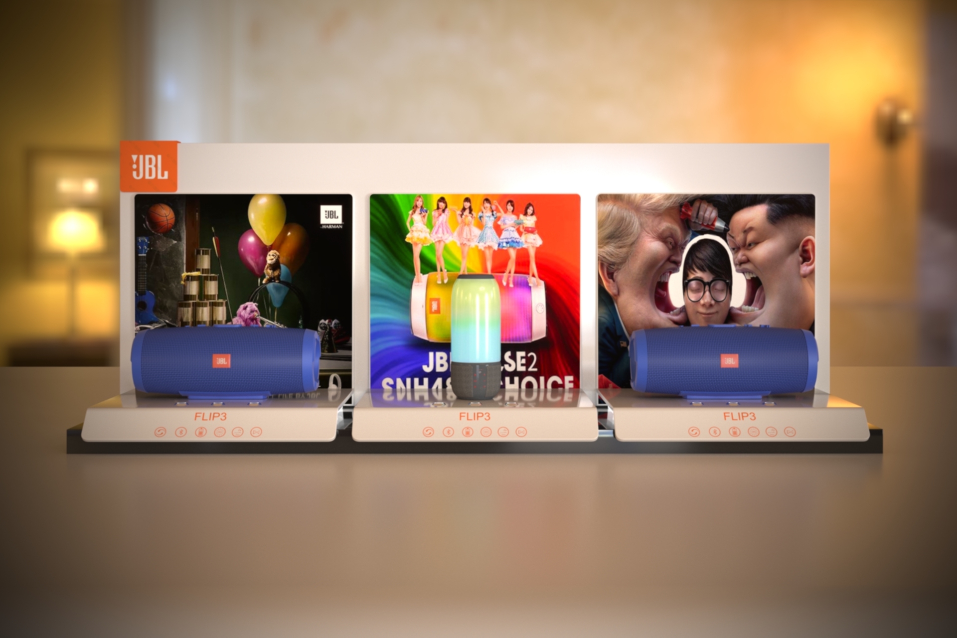Digital Products 3C Customized Plastic Earphone Acrylic Desktop Display Style Retail Store and Shop Display — view 4