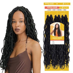 ผมปลอมแบบชาวยิปซีผมหยิก18นิ้วเส้นใยสังเคราะห์3X - Product Image 3