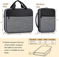Cadeau parfait pour homme et femme, housse de Bible, pochette de transport, étui pour livre, sac à versets bibliques, sac d'église portable