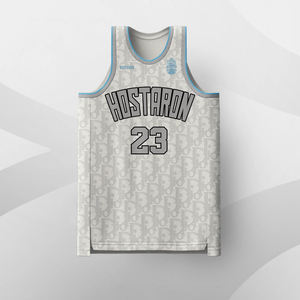 HOSTARON Individuelles Sublimations-Basketball-Trikot-Set für Herren und Jugendliche, Team-Club-Trikot mit individueller Nummer und Logo - Product Image 1