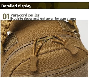 Bolso de Pecho para Hombre, Estilo Oxford, Transpirable, Resistente al Agua, para Deportes al Aire Libre, de un Solo Hombro, Tipo Bandolera Táctica - Product Image 6