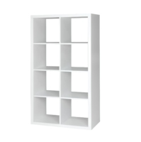 Meuble de rangement en cubes de bois 2x4 convertible moderne Better Home, étagère de présentation, meuble de salon, décoration intérieure
